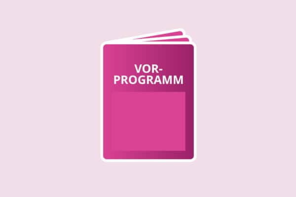 Vorprogramm Innenseite